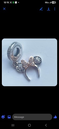 Charm pendente fascia orecchie