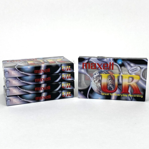 Maxell 90 audiocassette - 5x,