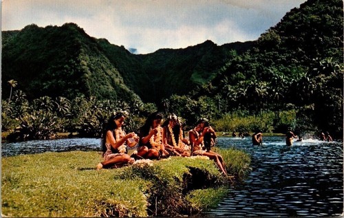 Cartolina tahitian girls - cartolina,