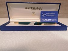 WATERMAN PARIS PREFACE PENNA A SFERA IN LACCA VERDE CON FINITURE DORATE