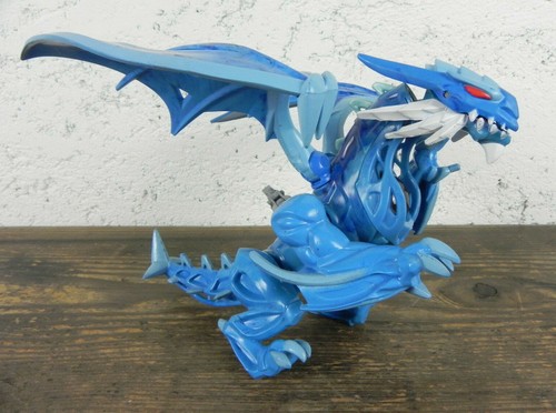 Mostro drago alato blu azzurro - alato,