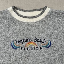 Felpa vintage nettuno beach - vintage,