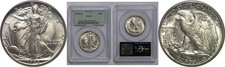 1944 mezzo dollaro walking - mezzo,