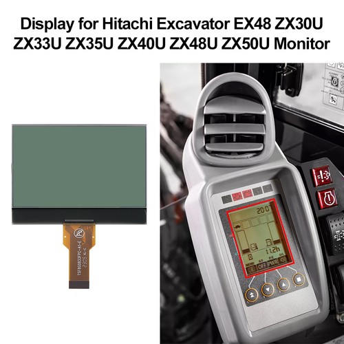 Display per escavatore - per, hitachi