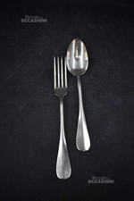 Set Posate Inglesi Argentate 6 Forchette + 6 Cucchiai