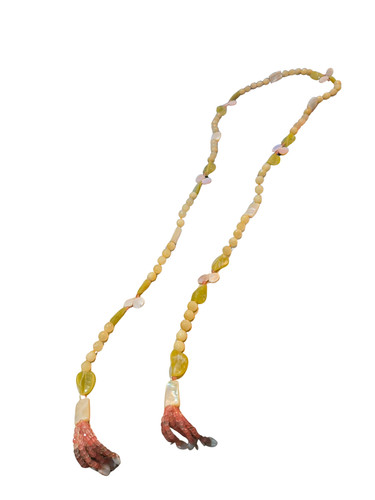 Collana lunga fatta mano - collana,