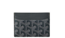 Porta carte Goyard grigio tela