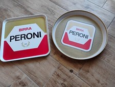 Coppia Vassoi Birra Peroni