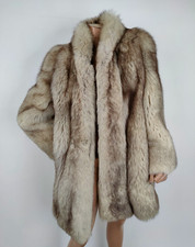Pelliccia volpe argentata della Groenlandia by BASEVI pelli intere tg.M -XXX