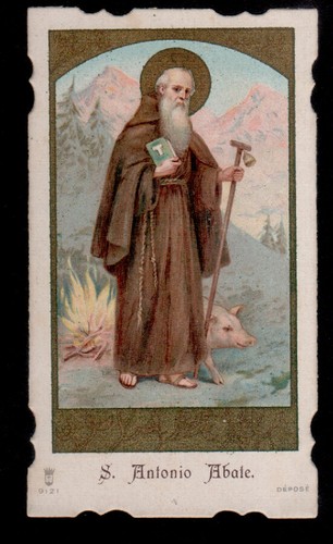 Santino holy card santa - santino,
