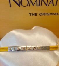 Nomination Bracciale Originale Pelle Giallo Saint Tropez “Big Love” Acciaio/Oro.