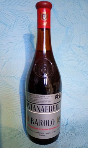 Barolo 1973 fontanafredda - barolo,