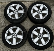 KIT 4 CERCHI MINI + 4 GOMME INVERNALI 225/55 R 17 97H usati in OTTIME condizioni