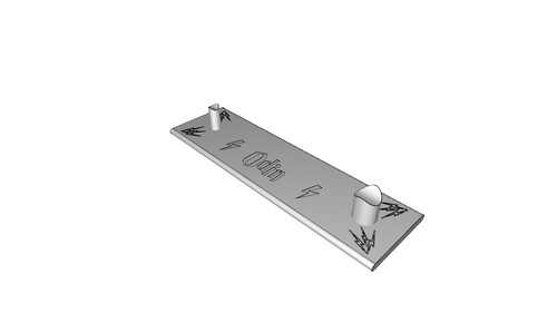 Supporto espositore bacchette - supporto,