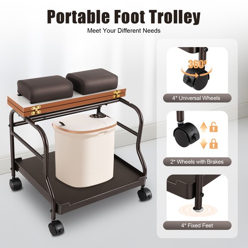 Carrello per poggiapiedi - carrello,