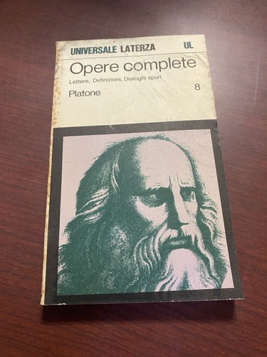 Platone opere complete - complete, 8