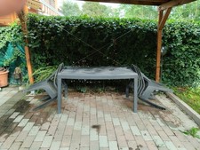 tavolo da giardino con 5 sedie 