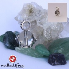 Redbalifrog sfera di cristallo zingaro con mani - ciondolo unico - estremamente difficile