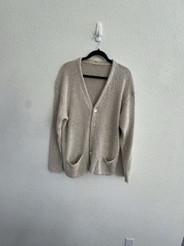 Maglione cardigan maglia seta