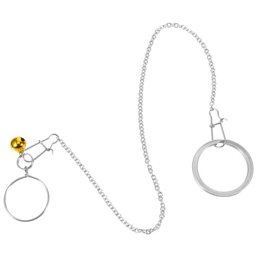 Bird collar with chain - ,