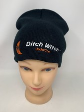 Cappello da sci invernale Ditch Witch Beanie arancione nero comodo - RARO!