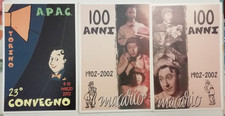 ERMINIO MACARIO CENTENARIO MORTE SERIE DI 3 CARTOLINE CON ANNULLO SPECIALE APAC