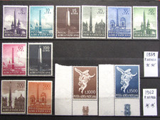 VATICANO 1959-1962  MNH  serie complete ,ex coll. privata