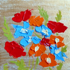 Opera d'arte originale fiori
