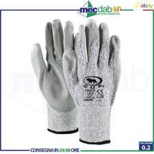 Guanto Antitaglio In Filato Dyneema Con Palmo e Dita Spalmate In Poliuretano XL