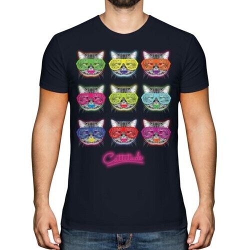 Cattitude uomo shirt regalo - cattitude,