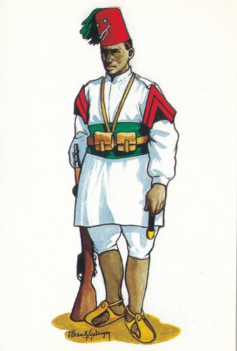 Military postcard regio corpo - regio,