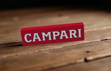 CAMPARI RED LOGO Lampada Insegna Luminosa-BAR -LIGHTBOX  USB LED LOGO BAR 3D PAB