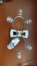 Plafoniera vetri sfera Metal