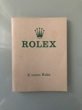 Libretto originale Vostro  Rolex Oyster - 1972 - Ref 579.05 - 11.72