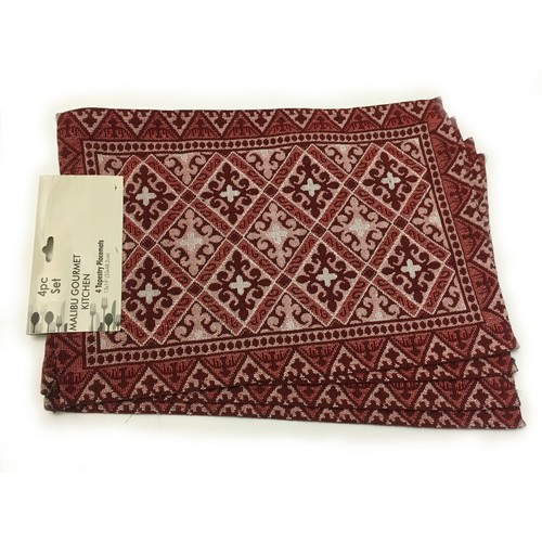 Set tovagliette rosso - 4,