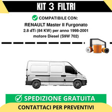 Kit 3 Filtri Tagliando per