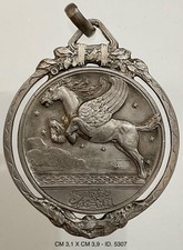 VENEZIA REGIA AERONAUTICA COPPA MIRAGLIA 1925 MEDAGLIA ARGENTO GARA IDROVOLANTI