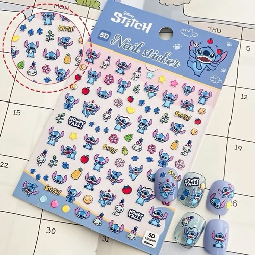 Decalcomanie unghie stitch - decalcomanie,