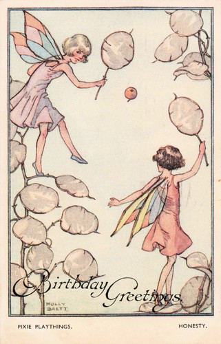 Molly brett postcard birthday - molly,