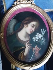 DIPINTO ARCANGELO , ANNUNCIAZIONE, AUTORE GIUSEPPE BENELLI ,XIX SEC, TRIB. DOLCI