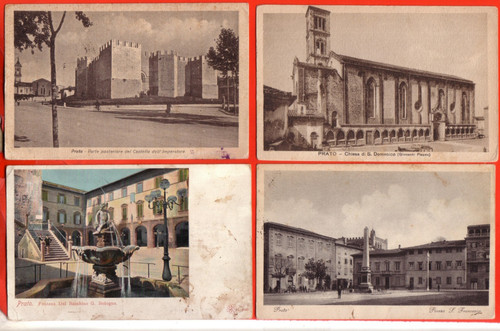 Lotto cartoline prato fp - prato,