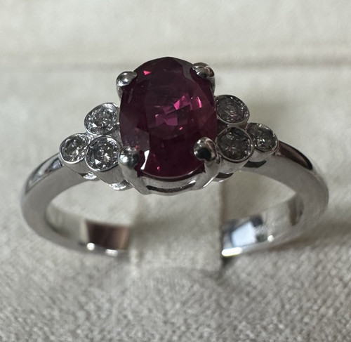 Anello oro bianco 18kt - bianco,