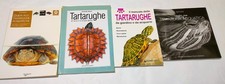 4 libri manuali italiano TARTARUGHE ACQUATICHE GIARDINO ACQUARIO