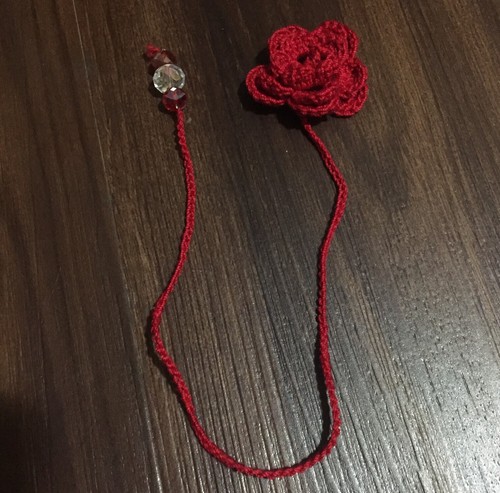 Crochet small rose - small,
