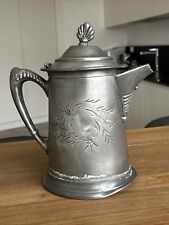 Antica Teiera The Van Bergh S.P. Co Quadruple Silverplate