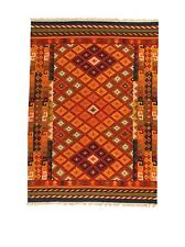 Kilim Carpets by Jalal Tappeto Kilim Sivas 1 Rosso/Multicolore 100 X 160 cm