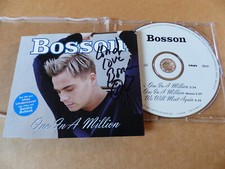 Autografo firmato BOSSON firmato su copertina cd "ONE IN A MILLION"