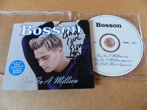 Autografo firmato bosson - autografo,