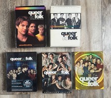 Queer As Folk: The COMPLETE SERIES Seasons 1-5 DVD BOX SETS ⭐️ 2 SEALED, 3 MINT!