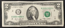 Rara banconota da 2 dollari